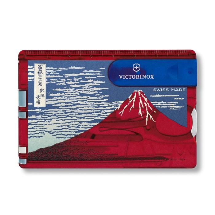 VICTORINOX SwissCard Ukiyo-e Red Fuji Red