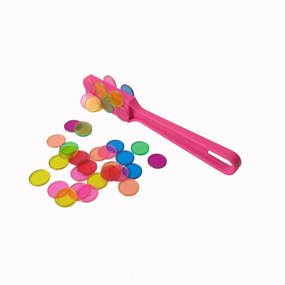 101PCS Color Counting Magnetic Colorful Chips Science Toys Magnetic Teaching AIDS Toy  Children Kids