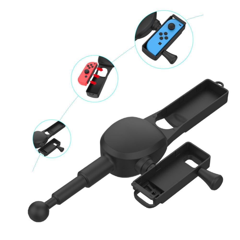 Game Handgrip Game Accessories Handle Joypad Stand Holder Fishing Rod Pole for Nintend Switch Joy-con