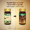 Zandu Hair Growth Ayurvedic Capsules 60 Capsules Pack Of 1 For Stronger Fuller Looking Hair Daily Hair Care Supplement For Men Women