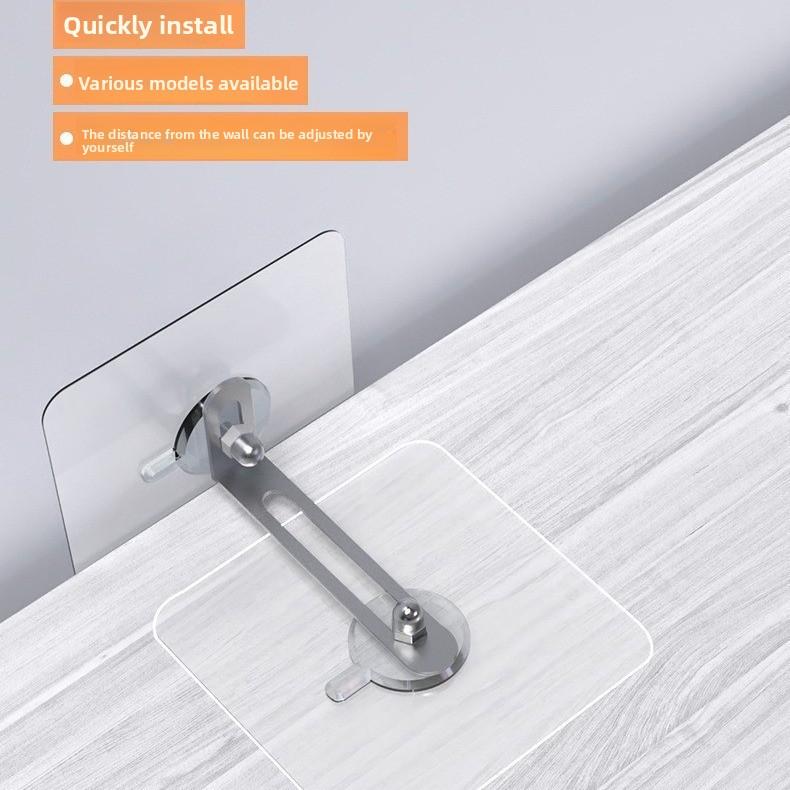 2/1PCS Punch-free Anti-tilt Artifact Cabinet Anti-tilt Fixer Shoe Cabinet Wardrobe Bookshelf Children's Furniture Connection Fixer