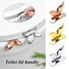 Toilet Lid Lifting Device Lid Lifter Toilet Seat Lifter Toilet Lid Handle Bathroom Supplies 2PCS ABS Multifunctional Practical