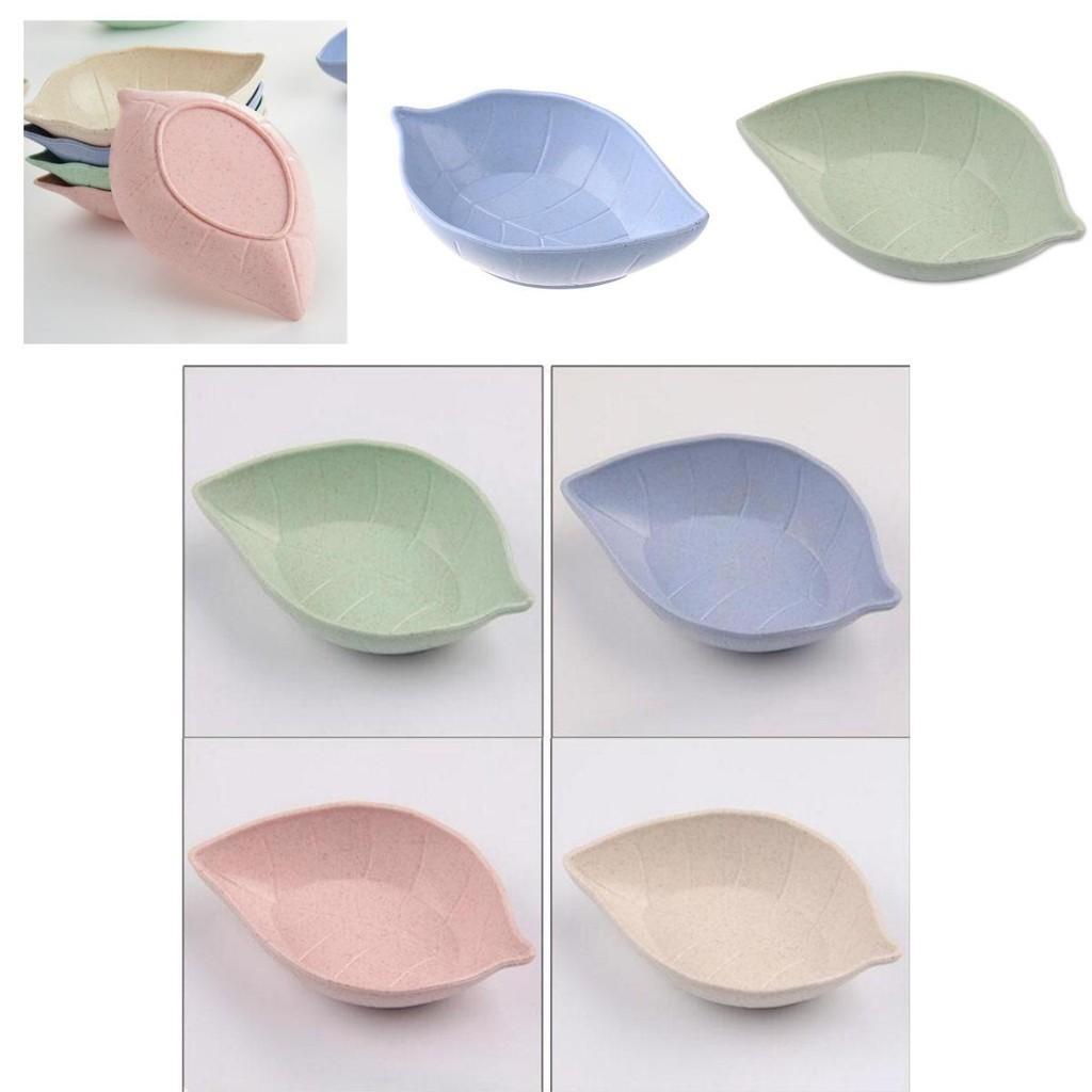 Eco-friendly Wheat Straw Sauce Dish Featuring Stylish Colors For Seasonings And Dips
