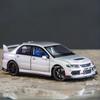 Scale 1:32 Mitsubishi Lancer Evolution IX Sports Car Toy Model Doors Opened Pull Back Shock Absorption Vehicles Hobby Ornaments
