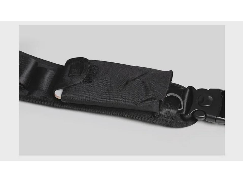 Unisex All-Black Messenger Bag: Versatile, Trendy, Original Brand Shoulder Bag for Men and Women.