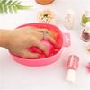 Plastic Nail Art Remover Bowl DIY Style Bath Treatment Manicure Hand Soak Bowl Remover Container Hand Wash Nail Soaking Tray