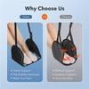 Good-Foot Relaxing Hammock Adjustable Airplane Foot Hammock For Office Travel Relaxing Under-Desk Resting Foot Hammock