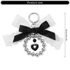 Heart Shaped Carabiner Charm Keychain Scratch Resistant Alloy Key Holder With Y2K Retro Decorative Charm