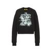 Denivita Astroboy Ws Sweat Top Round Neck Printed Sweatshirt Women Tops Black 2182B589-001