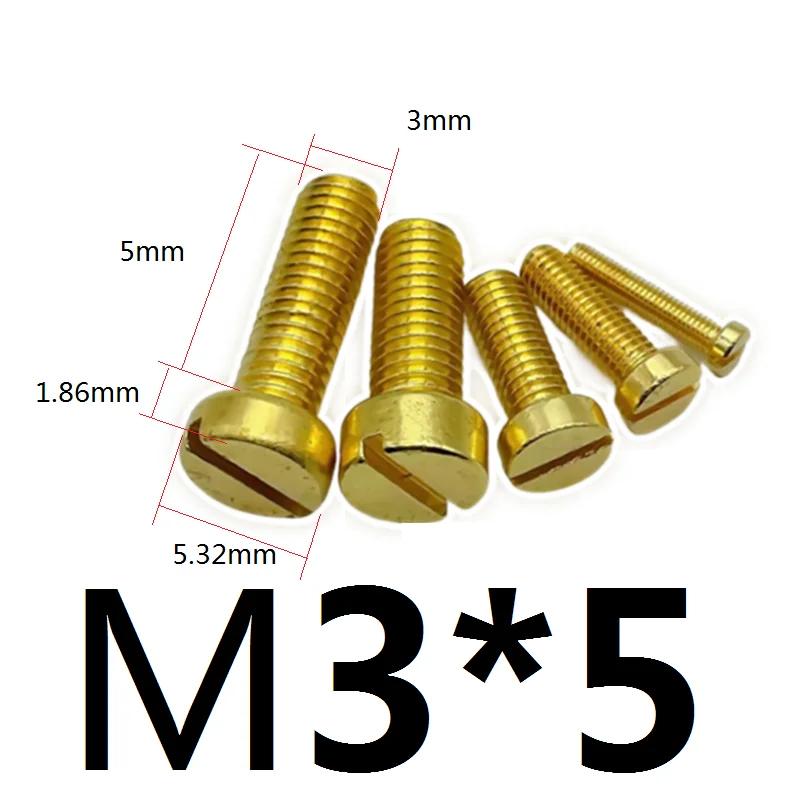 M 2,5 3 4 5 6 8 10 12 Metrisch X 4-25mm Länge Messing Senkkopf Schlitzschraube Bolzen