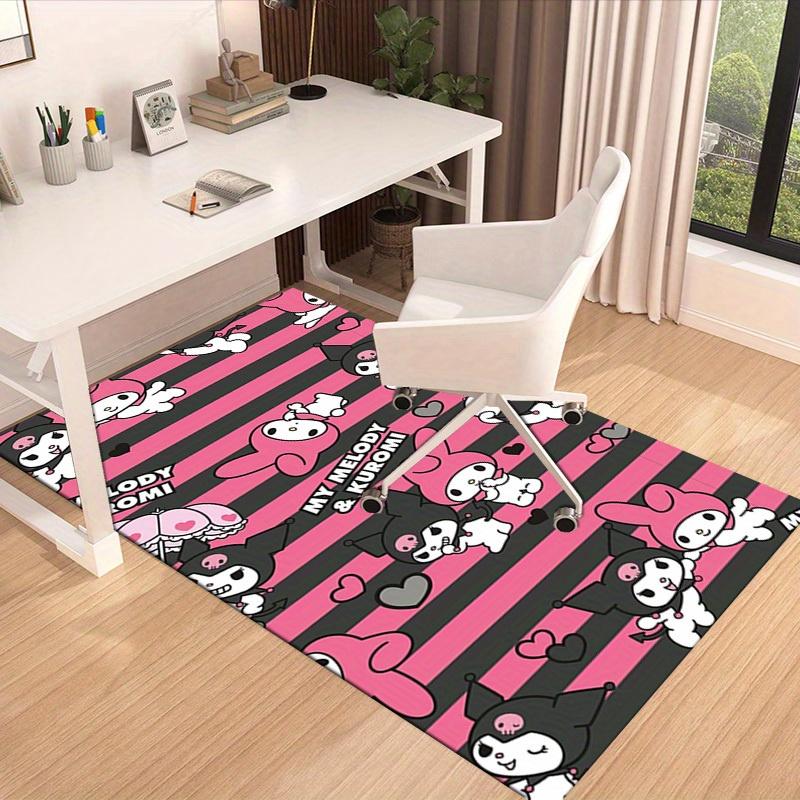 1pc My Melody & Kuromi Patterned Rug - Cute Characters Decorative Carpet for Home Office, Outdoor Use, Gift Ideaz2771