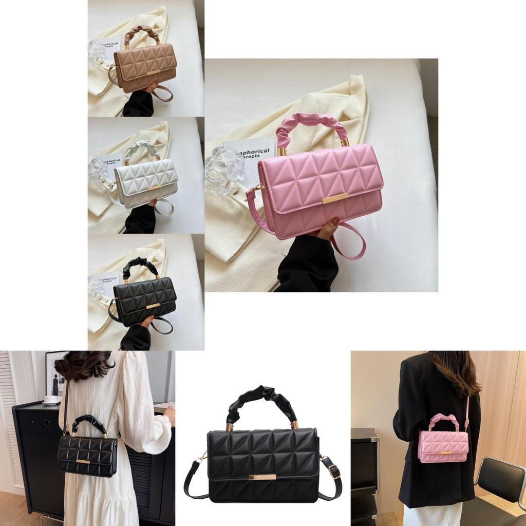 Fashionable Pu Leather Small Crossbody Bag Trendy Street Style Handbag For Women 2023
