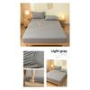 Brushed Washed Cotton Fitted Sheet, All Seasons Full Wrap Mattress Protector Cover with Pillowcase, Dustproof Anti-Dirty Bed Linen