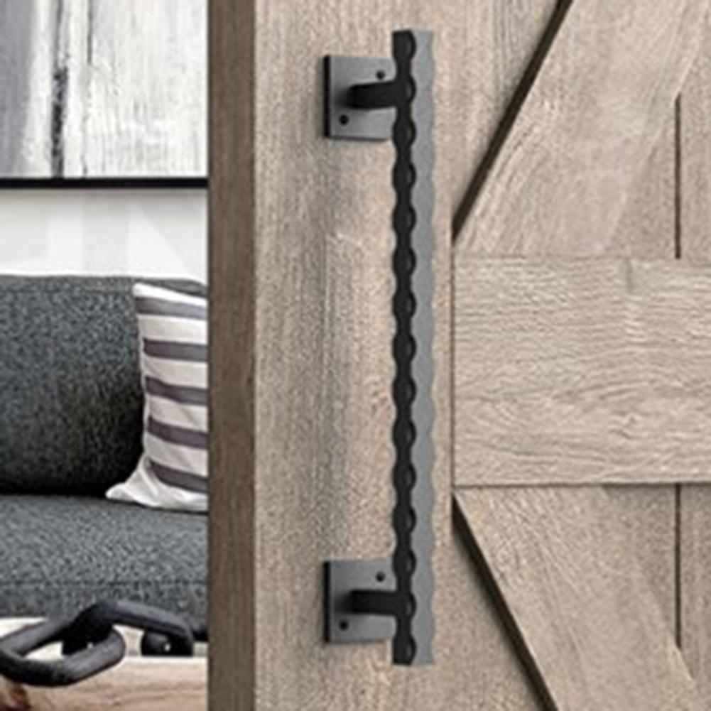 Klika dveří stodoly 12 palců pro těžké posuvné dveře, vnitřní dřevěná klika pro skříňový nábytek, domácí hardware