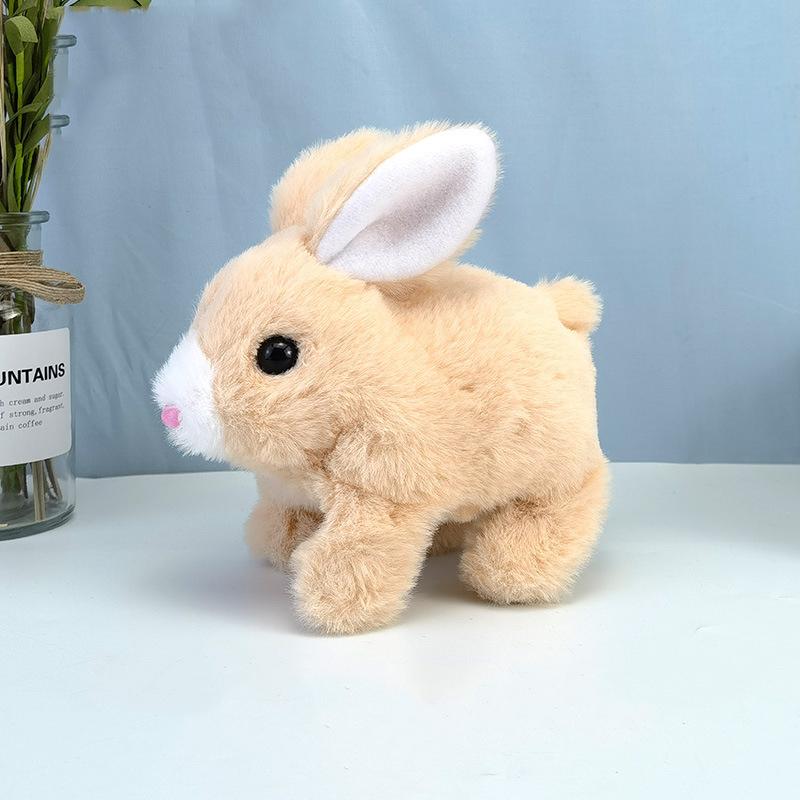 Puzzle Kinder Elektronisches Spielzeug Elektrisches Stofftier Hase Laufen Bellen Nicken Geburtstagsfeiern Feiertagsgeschenke Zimmerdekoration