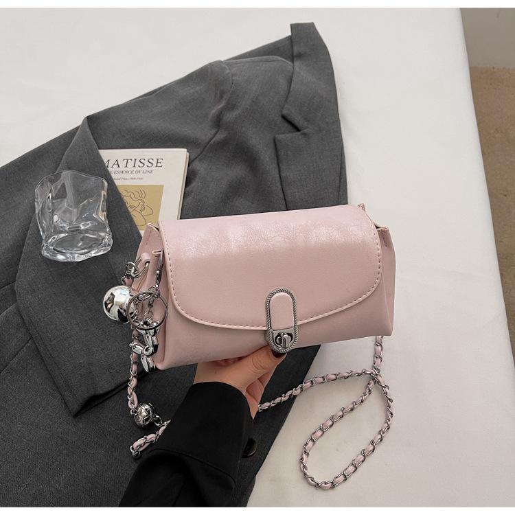 Kleiner Rucksack mit schrägem Riemen, stilvoll und schlicht, geeignet für den täglichen Weg zur Arbeit, einseitig zu tragende kleine quadratische Tasche