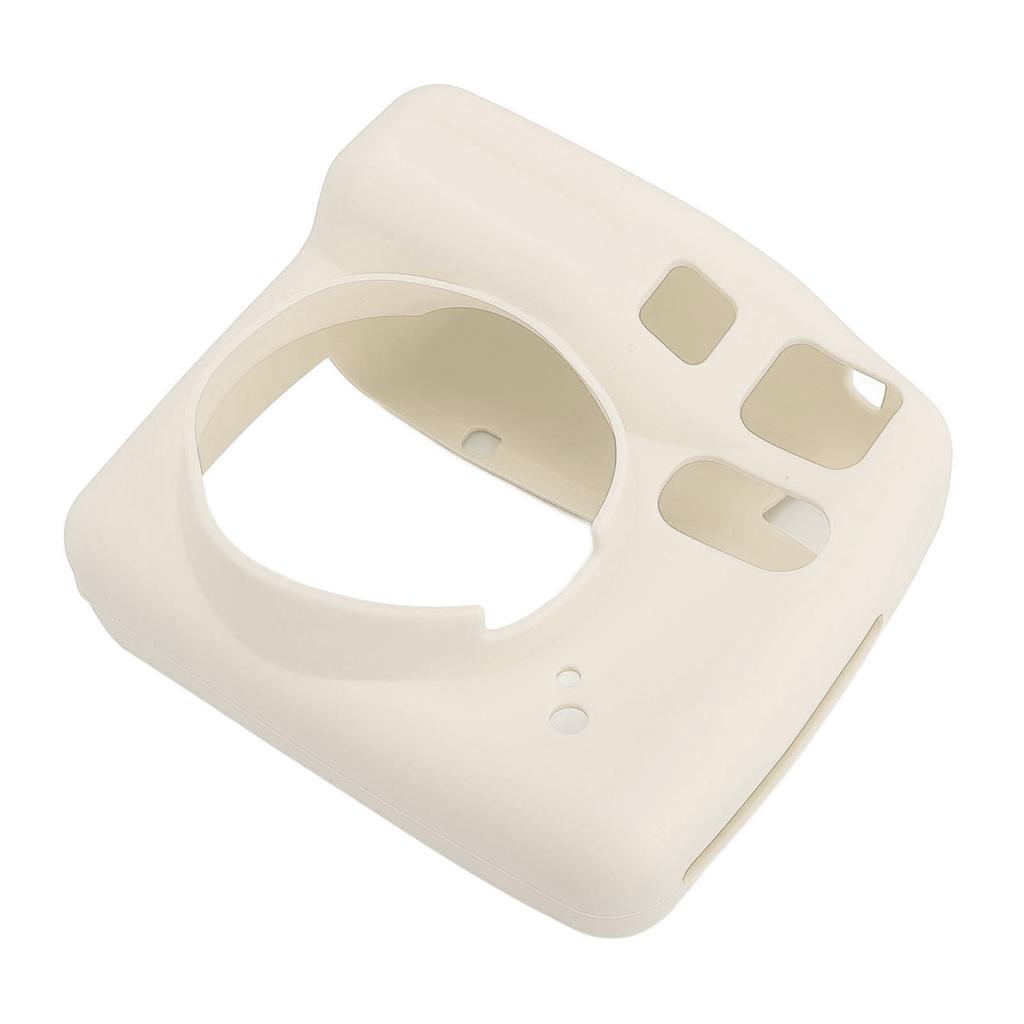 Instant Camera Silicone Protective Case for SE Wear Fall Resistant Soft Shell Pure Color Beige