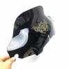 Motorcycle 5" 6" 8" Black skull Windshield Windscreen Wing for Electra Street Glide Harley Touring