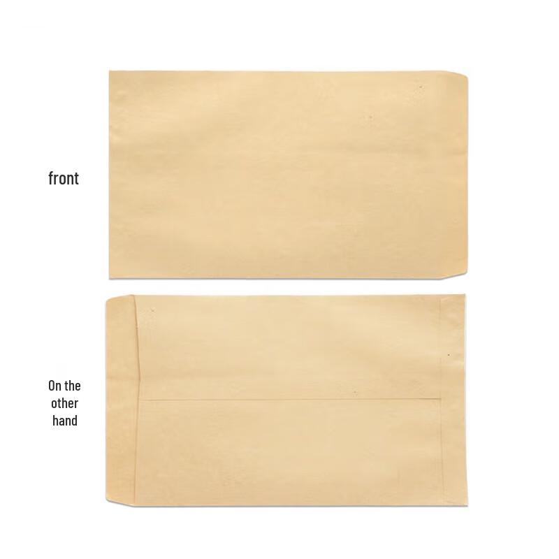 Kraft Paper Blank Envelopes, 50-Pack