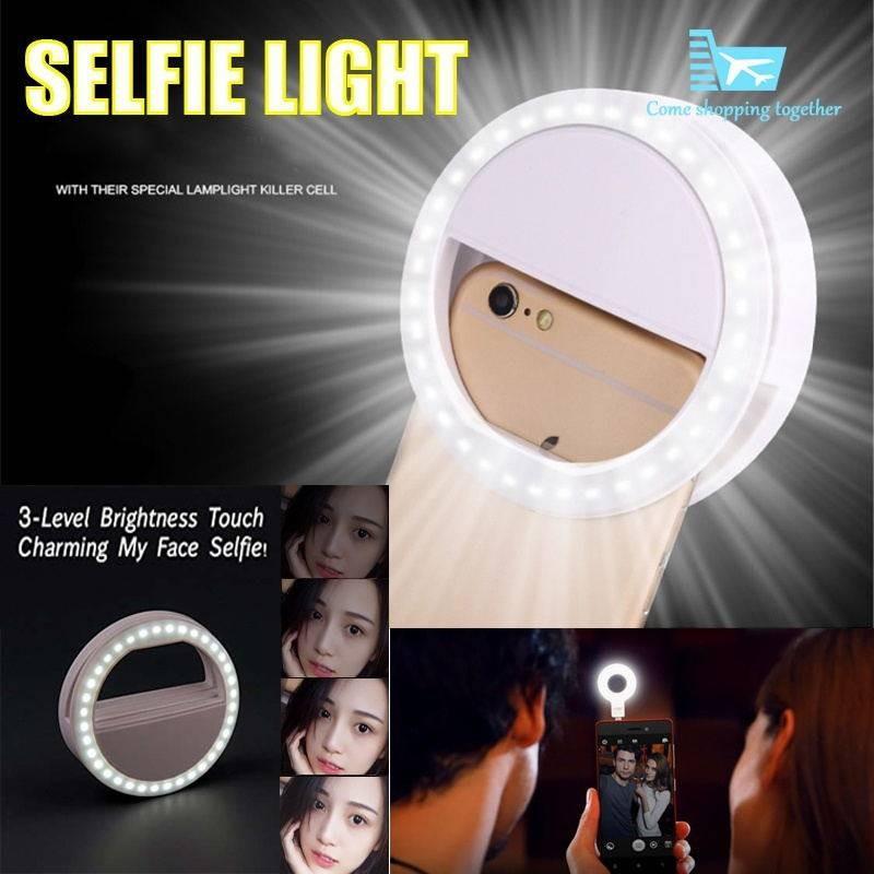 Phone Selfie Ring Light With Usb Rechargeable Power For Makeup And Video Recording