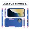 For iPhone 17 Case 3 in 1 Shockproof TPU PC Phone Cover