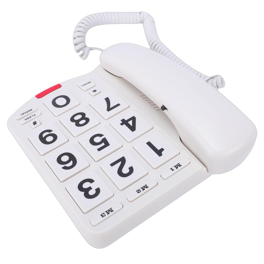 Large Keys Corded Phone   Speed   Landline Phone with 110dB Loud   Flashing Indicator   Function for Seniors