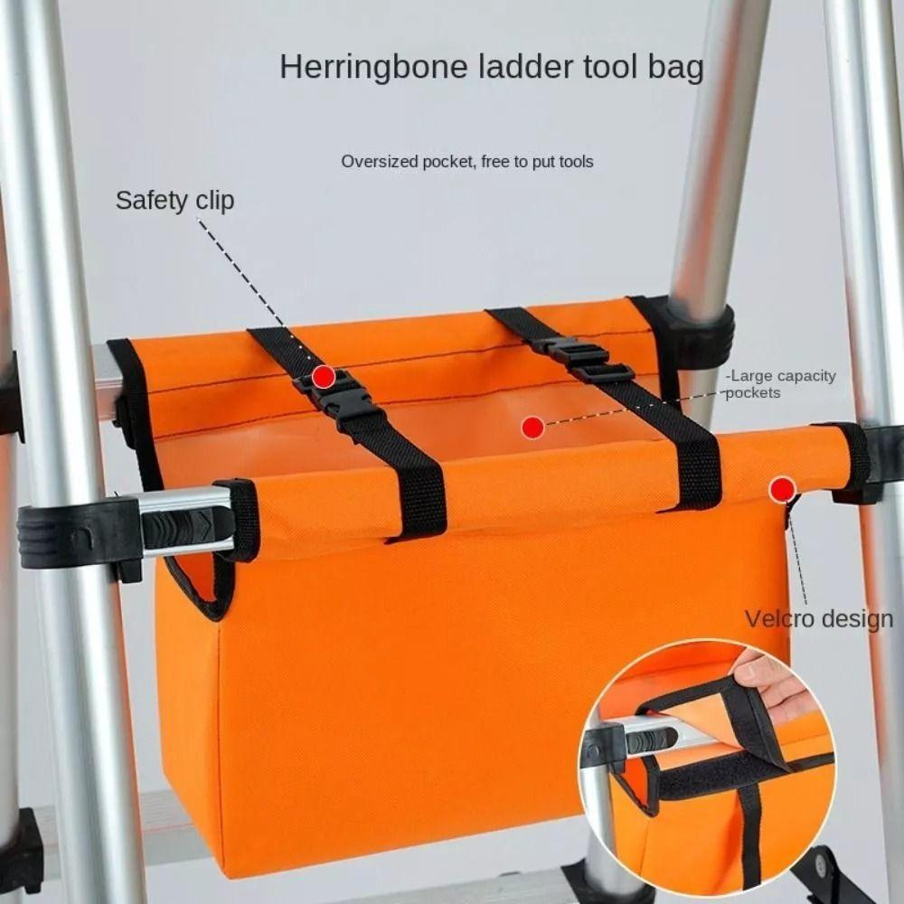 Large Capacity Handbag Multifunctional Tool Pouch New Telescoping Ladder Tool Bag
