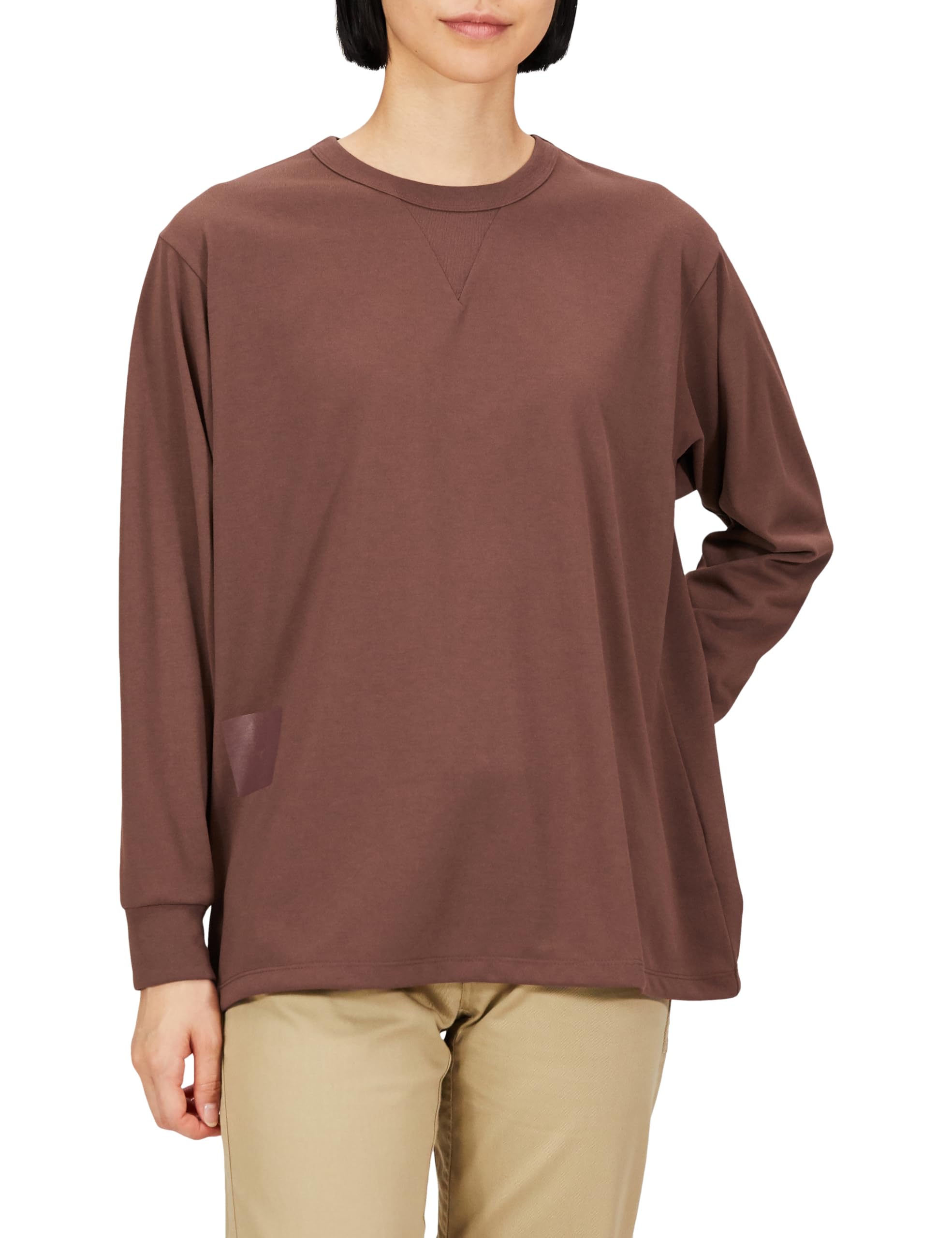 

Mizuno UV Protection Long Sleeve UPF Cinnamon Size S Outdoor Shirt Women s T-Shirt, 15, Brown, (B2MA2731), Sweat-Wicking, Quick-Drying,