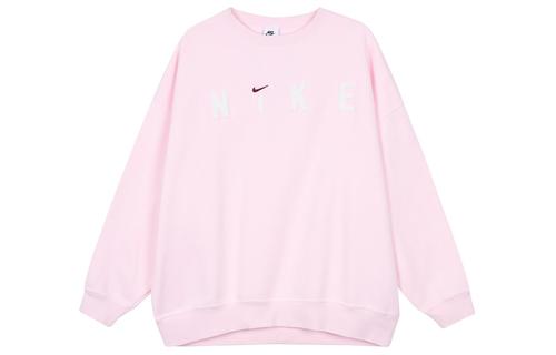 Nike AS W NSW COZY FLC OS CRW Sweatshirt Women s Pink FV4012-663 L розовый