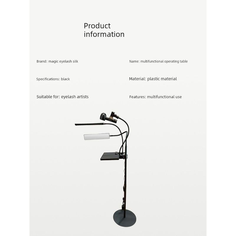 Four-In-One Multifunctional Eyelash Extension Workstation, Magnetic Eyelash Extension Tool, Led Eyelash Lamp, Specialized for Eyelash Extensions