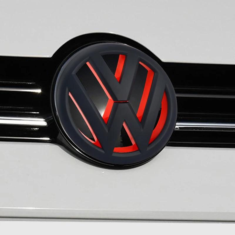W1312026 Hot Styling Mouldings For VOLKSWAGEN VW 2PCS Car Front Grill Badges Rear Trunk Emblem Lid Covers Logo Sticker For VW Volksw