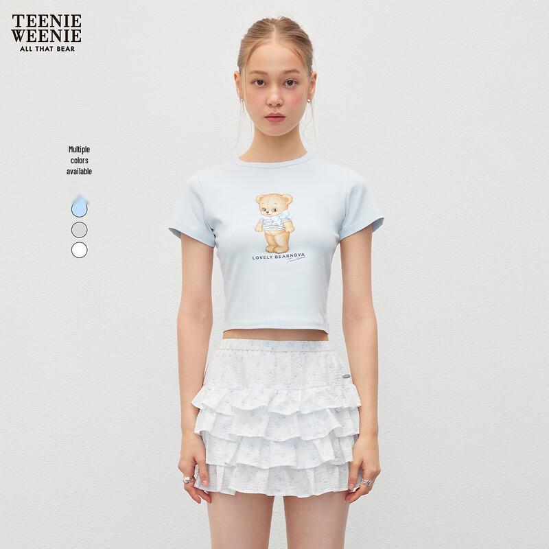 Teenie Weenie Women s Combed Cotton Bear Print T-Shirt S