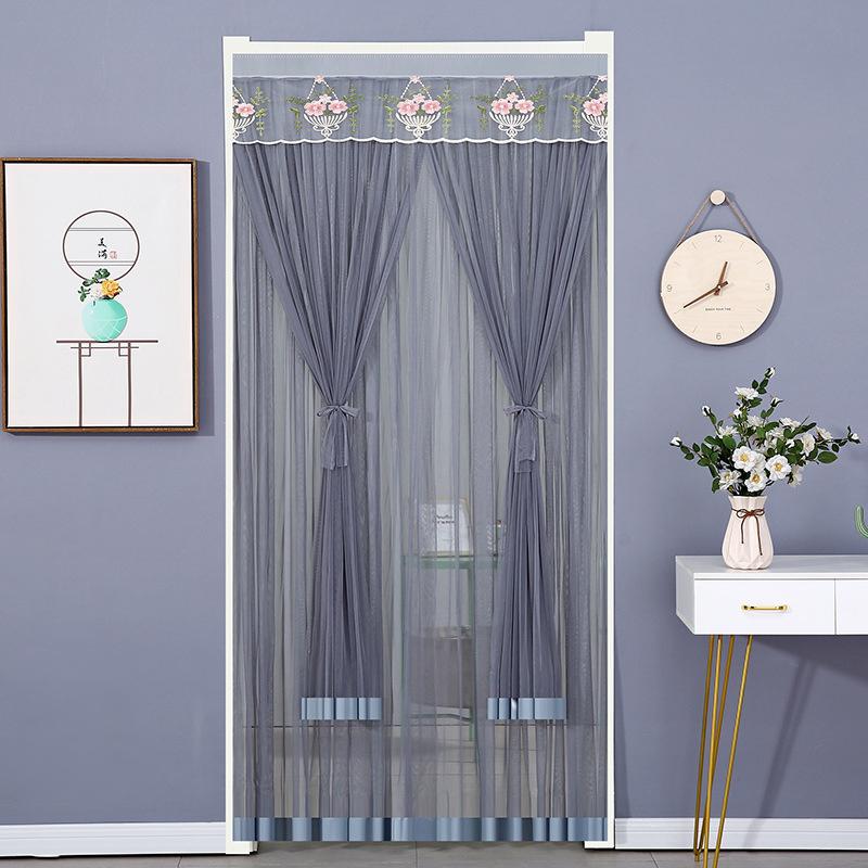 No-punch Anti-mosquito Door Mesh Curtain Summer Mosquito Proof Door Curtain Self-adhesive Mosquito Proof Net Bug Screen No Punching Door Curtain