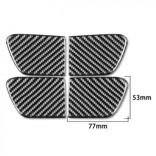 ABS Carbon Fiber Car Interior Door Handle Cover Trim For 2014-2017 Honda Accord