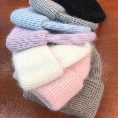Bílé vlněné čepice pro děti Ins Trendy podzim a zima Japonský styl Zimní čepice Teplé pletené čepice