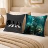 Art B‑BioShock Rapture Cushion Cover Double-Sided Printed Pillow Cover Hypoallergenic Dust-Mite Proof