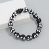 Dark Hip Hop Skull Beaded Bracelet Punk Gothic Retro Couple Bracelet Trend Personality Jewelry