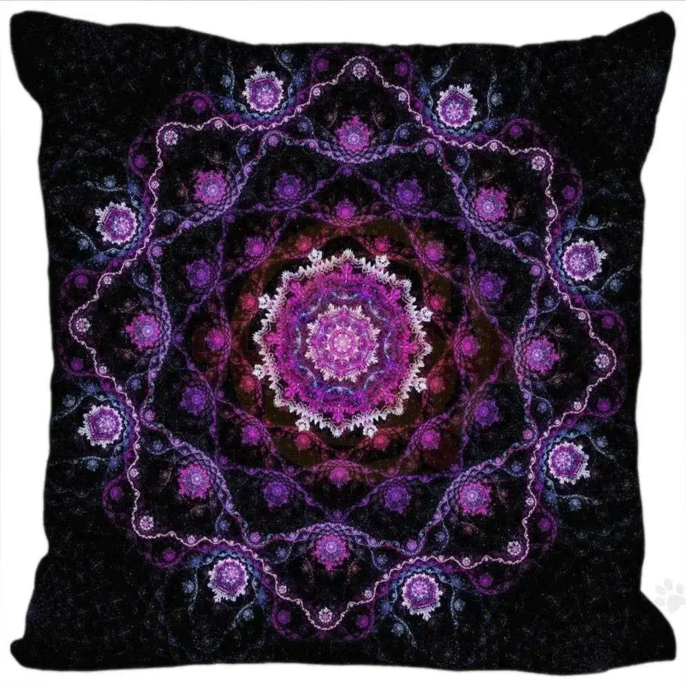 Высококачественная наволочка с полной мандалой Ваше изображение Молния, 30x30cm