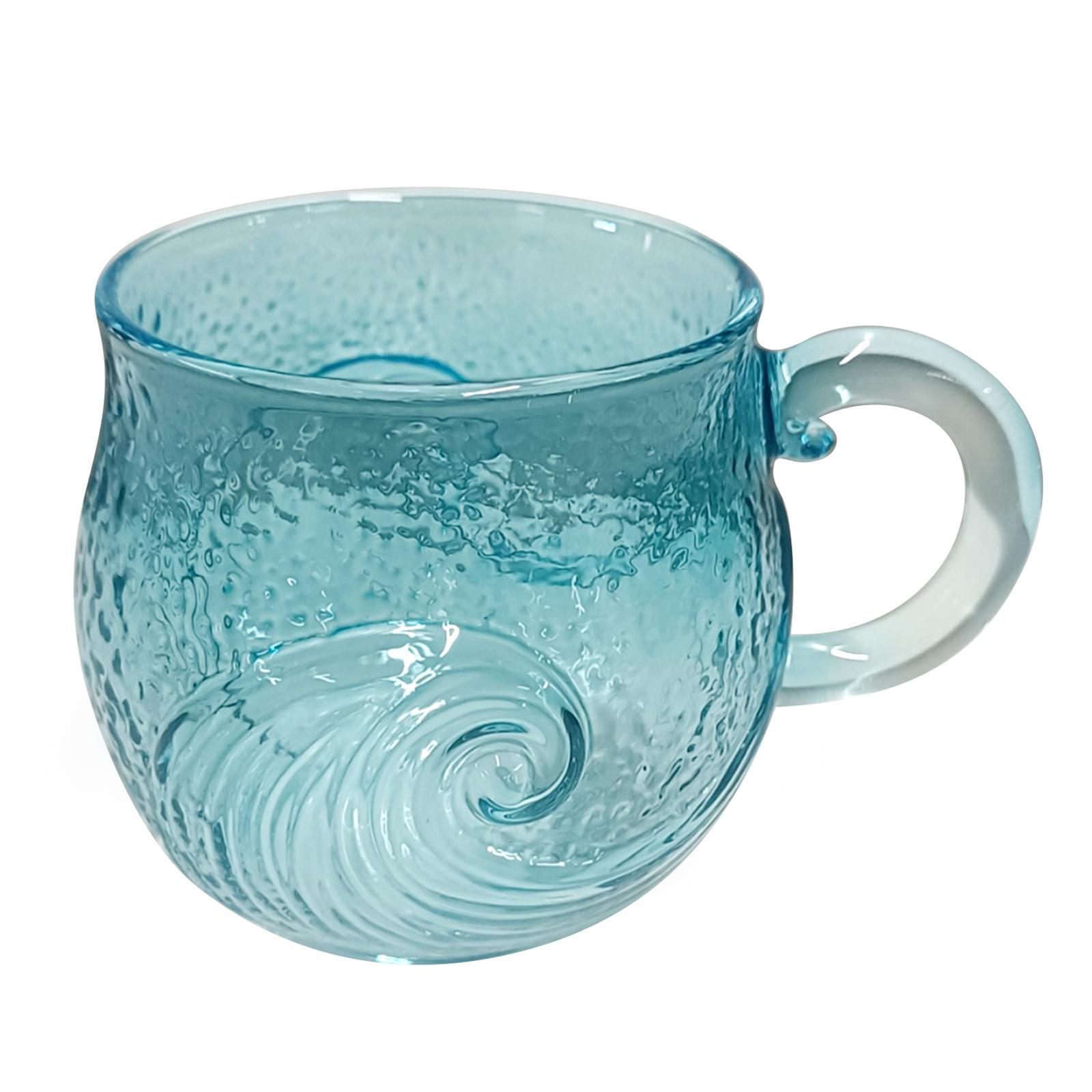

Кофейная кружка на морскую тематику для любителей прибрежного декора Поклонники Текстурный дизайн морской волны Кружка «Морское стекло» Закат для Кофе Чай Вино Коктейлей 301-400ml