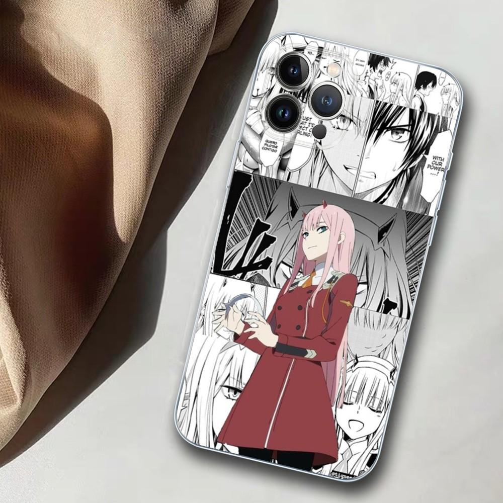 DARLING in the FRANXX Phone Case For iPhone 14 11 12 13 Mini Pro XS Max Cover 6 7 8 Plus X XR SE 2020 Funda Shell