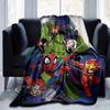 1pc Spider-Man Printing Blanket - Soft, All-Season Throw for Office Blanket,  | Personalized Gift with Adorable Cartoon Design