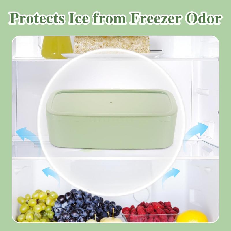 Ice Cube Tray Mold for Stanley Cup, Silicone Ice Cube Maker With Lid for 30-40oz Tumbler Chilling Whiskey, Cocktails, Drinks