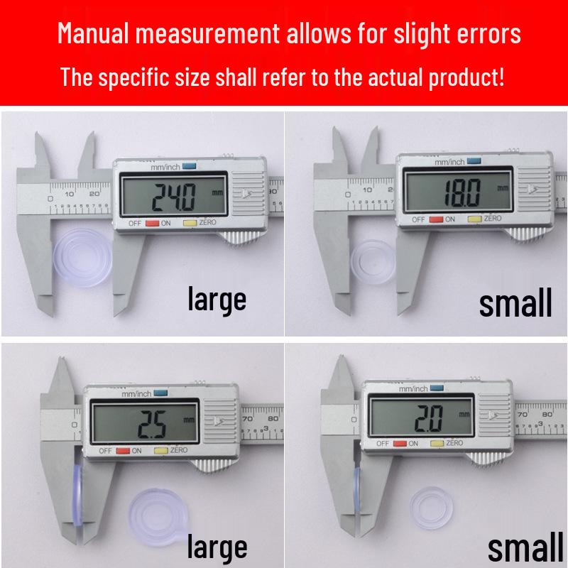 Tempered Glass Coffee Table with Non-slip Rubber Pads