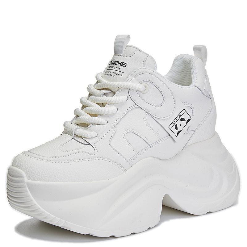 Inner Height Increase New Breathable Dad Shoes Platform Mesh Small Sports and Leisure Shoes A