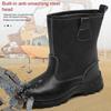 Arbeitsversicherungsschuhe, bruch- und durchstichsicher, hochgeschnittene Ölfeld-Bergbaustiefel, ölbeständige Arbeitsschuhe, Schweißerstiefel