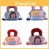 Canvas Cartoon Mini Crossbody Bag With Zipper Closure For Casual Travel And Girls