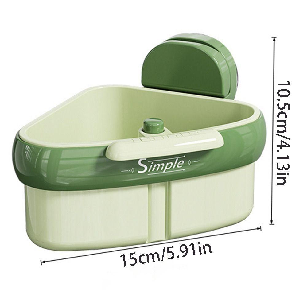 Suction Cup Kitchen Garbage Filter 2 in 1 Automatic Dumping Filter Basket  Household