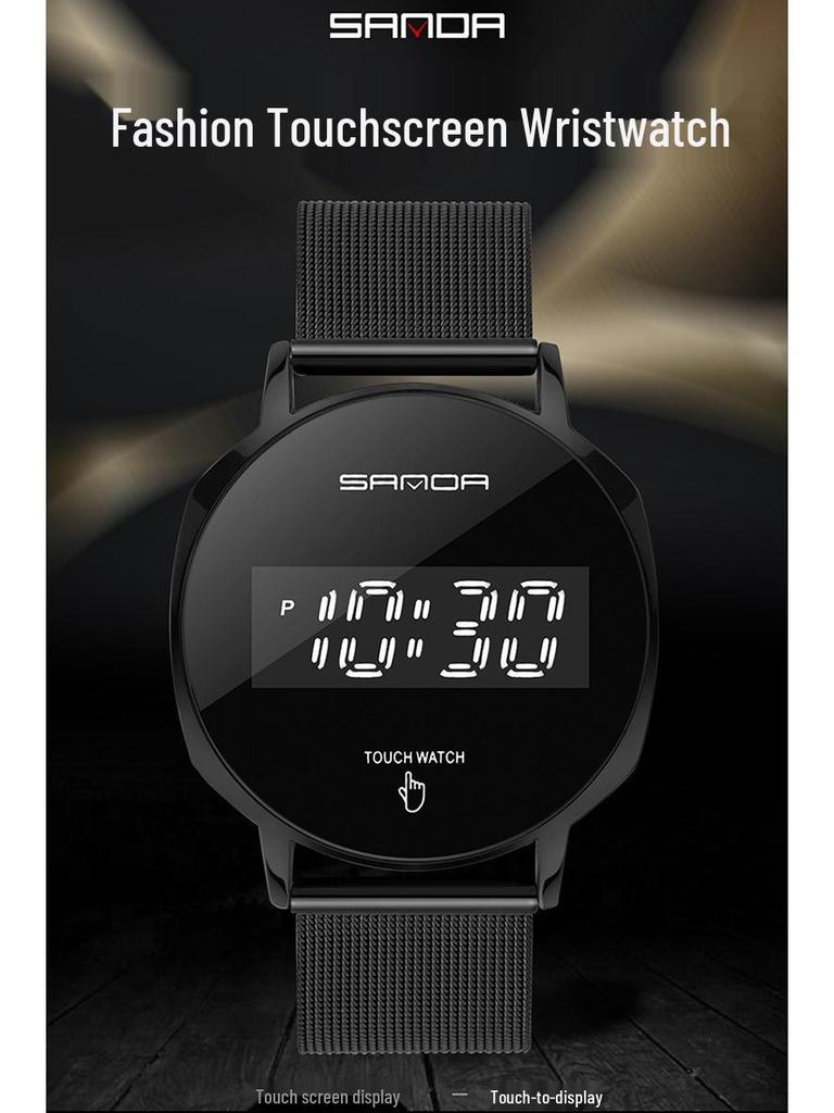Sanda Waterproof Minimalist Luminous Electronic Watch for Men & Women