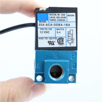 Solenoidový ventil 35A-ACA-DDBA vysokofrekvenční ventil značící stroj ventil dávkovacího stroje DC12V Zdarma 3ks 1/8 konektor