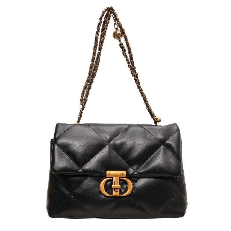 Rhombus Chain Bag Women's Autumn and Winter Versatile 2025 New Fashion Niche Design Women's Shoulder Crossbody Small Square Bag